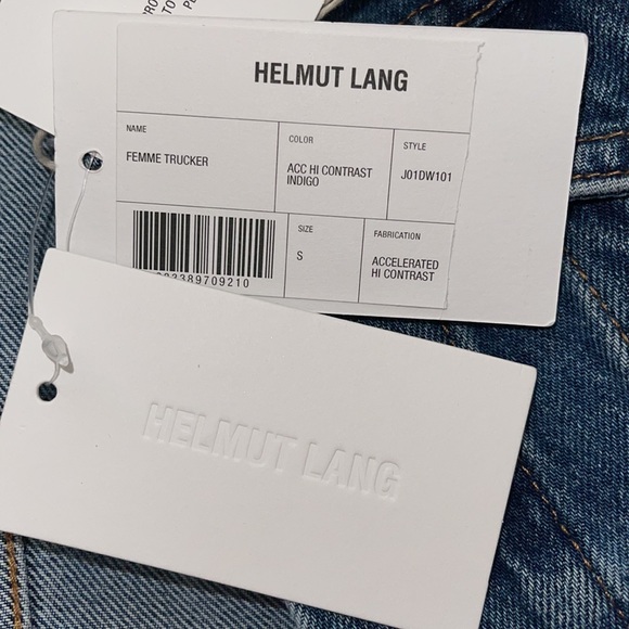 Helmut Lang Femme Trucker Denim Jacket - Picture 10 of 10